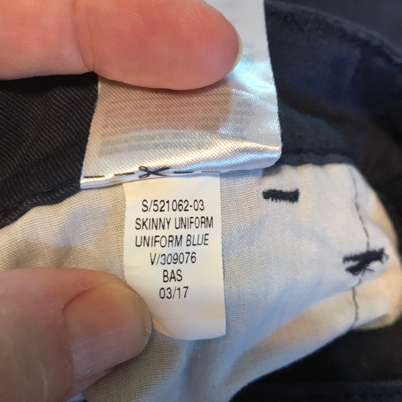 Old Navy Girls Uniform Pants-blue-size 16 regular - Picture 6 of 6